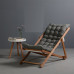 Wooden Folding Reclining Chair for Summer Indoor Outdoor Patio Relaxation