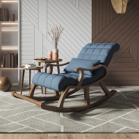 Nordic Solid Wood Recliner Chair