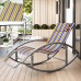 Single Summer Rocking Chair Lounger for Home Balcony Single Summer Rocking Chair Lounger for Home Balcony