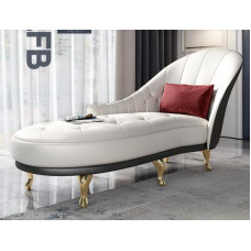 Elegant Design Leather Lounge Chaise Sofa
