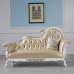 Custom European Luxury Princess Lounger Solid Wood Leather Art Princess Chair Bedroom New Classical Sofa Chair
