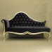 Custom European Luxury Princess Lounger Solid Wood Leather Art Princess Chair Bedroom New Classical Sofa Chair