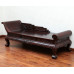 African Sapele Indonesian Teak Princess Bed Lounger Wide Leaf Yellow Sandalwood Beauty Lounger Redwood Furniture