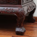 African Sapele Indonesian Teak Princess Bed Lounger Wide Leaf Yellow Sandalwood Beauty Lounger Redwood Furniture