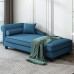 American Upholstered Royal Lounger Sofa Bed Foam Hotel Single Recliner
