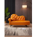 Scandinavian Luxury Leather Sofa Bedroom Furniture Princess Lounger Single Double