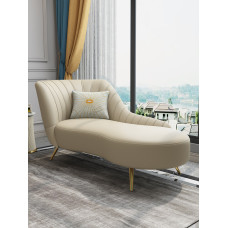Luxury Feiprincess Leather Sofa Chair Modern Minimalist American Style Living Bedroom Beauty Daybed