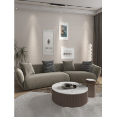 Italian Minimalist Fabric Sofa Nordic Simple Corner Curve Designer