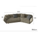 Italian Minimalist Fabric Sofa Nordic Simple Corner Curve Designer