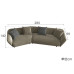Italian Minimalist Fabric Sofa Nordic Simple Corner Curve Designer