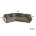 Italian Minimalist Fabric Sofa Nordic Simple Corner Curve Designer