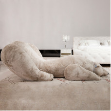 Designer Italian Villa Polar Bear Slacker Sofa Glamorous Recliner