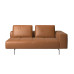 Scandinavian Luxury Leather Sofa Chair Lounge Recliner Small Living Room Chaise Office Single TeteaTete