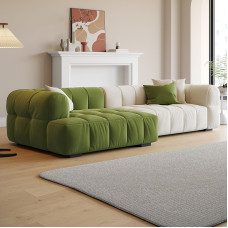Retro Fabric Sofa Modern Minimalist Nordic Corner Princess Seats