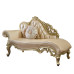 European Luxury Princess Chair American Living Room Solid Wood Carved Leather Sofa Bedroom Beauty Couch Small Apartment Lazy Recliner