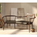 Creative Relaxing Chair Classic Sofa Chair North American Black Walnut Recliner Royal Chair Couple Chair