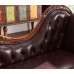 American Solid Wood Empress Chair Living Room Single Sofa Bed Bedroom Princess Tafu Chair European Genuine Leather Recliner Chair