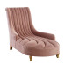 American Luxury Princess Sofa Single Lounge Chair Balcony Home Leisure Small Size Tuffet Solid Wood Beauty Daybed