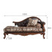 American Luxury Princess Chair Bed Beauty Couch Solid Wood Cowhide European Fabric Upholstered Lounge Chairs Single Double Recliners Customized