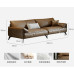 Luxurious Minimalist Italian Style 3Seater Sofa