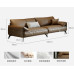 Luxurious Minimalist Italian Style 3Seater Sofa