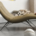 Italian Leather Sofa Princess Chair Modern Minimalist Designer Balcony Recliner Lazy Person Single Lounge Chair Italian Leather Sofa Princess Chair Modern Minimalist Designer Balcony Recliner Lazy Person Single Lounge Chair