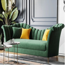 Small Bedroom Luxury Princess Relaxing Chair Loveseat Sofa Bed Single Solid Wood Living Room Sofa Set