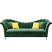 Small Bedroom Luxury Princess Relaxing Chair Loveseat Sofa Bed Single Solid Wood Living Room Sofa Set