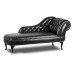 American Country Leather Princess Chair Lazy Sofa Living Room Soft Pack Design French Vintage Beauty Daybed Lounge Chair