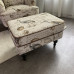 American Country Style Footstool Chair Ottoman