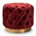 American New Silk Velvet Upholstered Vanity Footstool Hat Rack Custom Luxury Round Dressing Stool American New Silk Velvet Upholstered Vanity Footstool Hat Rack Custom Luxury Round Dressing Stool