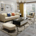Modern Luxury Solid Wood Living Room Sofa Stool Shoe Stool Stainless Steel Footrest Leather Bedroom Bed Foot Stool