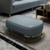 Modern Luxury Solid Wood Living Room Sofa Stool Shoe Stool Stainless Steel Footrest Leather Bedroom Bed Foot Stool