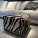Italian Style Minimalist Zebra Fashion Leather Creative Sofa Footstool Modern Rectangle Household Shoe Changing Stool Italian Style Minimalist Zebra Fashion Leather Creative Sofa Footstool Modern Rectangle Household Shoe Changing Stool
