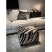 Italian Style Minimalist Zebra Fashion Leather Creative Sofa Footstool Modern Rectangle Household Shoe Changing Stool Italian Style Minimalist Zebra Fashion Leather Creative Sofa Footstool Modern Rectangle Household Shoe Changing Stool