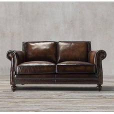 Leather Sofa Set Retro Style Leather Sofa Set Retro Style