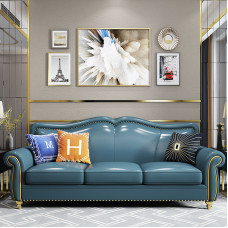 Modern Minimalist Leather Sofa Set for Living Room 3 Seater Modern Minimalist Leather Sofa Set for Living Room 3 Seater