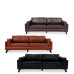 Leather Sofa Double Triple Office Reception Seating Leather Sofa Double Triple Office Reception Seating