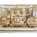 Luxury European Leather Sofa Set for Large Mansion Luxury European Leather Sofa Set for Large Mansion