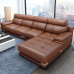 Genuine Leather Luxury Modern Living Room Grand Size Royal Wooden Leather Sofa Brown Genuine Leather Luxury Modern Living Room Grand Size Royal Wooden Leather Sofa Brown