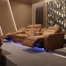 Private Villa Home Cinema Seating with Electric Leather Functionality Private Villa Home Cinema Seating with Electric Leather Functionality