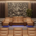 Private Villa Home Cinema Seating with Electric Leather Functionality Private Villa Home Cinema Seating with Electric Leather Functionality