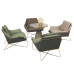 Light Luxury Modern Reception Conversation Sofa Coffee Tea Rest Leather Couch Light Luxury Modern Reception Conversation Sofa Coffee Tea Rest Leather Couch