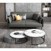Modern Luxury ThreeSeater Leather Sofa Tea Table Set Modern Luxury ThreeSeater Leather Sofa Tea Table Set