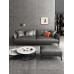 Modern Luxury ThreeSeater Leather Sofa Tea Table Set Modern Luxury ThreeSeater Leather Sofa Tea Table Set