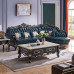 Luxury Mansion LShaped Genuine Leather Sofa