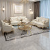 American Light Luxury Genuine Leather Sofa Villa French Style 123 Combination Living Room Modern European Solid Wood Sofa American Light Luxury Genuine Leather Sofa Villa French Style 123 Combination Living Room Modern European Solid Wood Sofa