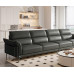 Italian Leather Sofa Minimalism Style Furniture