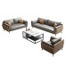 Office Reception ThreeSeat Leather Sofa Set Office Reception ThreeSeat Leather Sofa Set