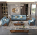 Modern luxury leather corner sofa European minimalist small room solid wood new Chinese style living room furniture Modern luxury leather corner sofa European minimalist small room solid wood new Chinese style living room furniture